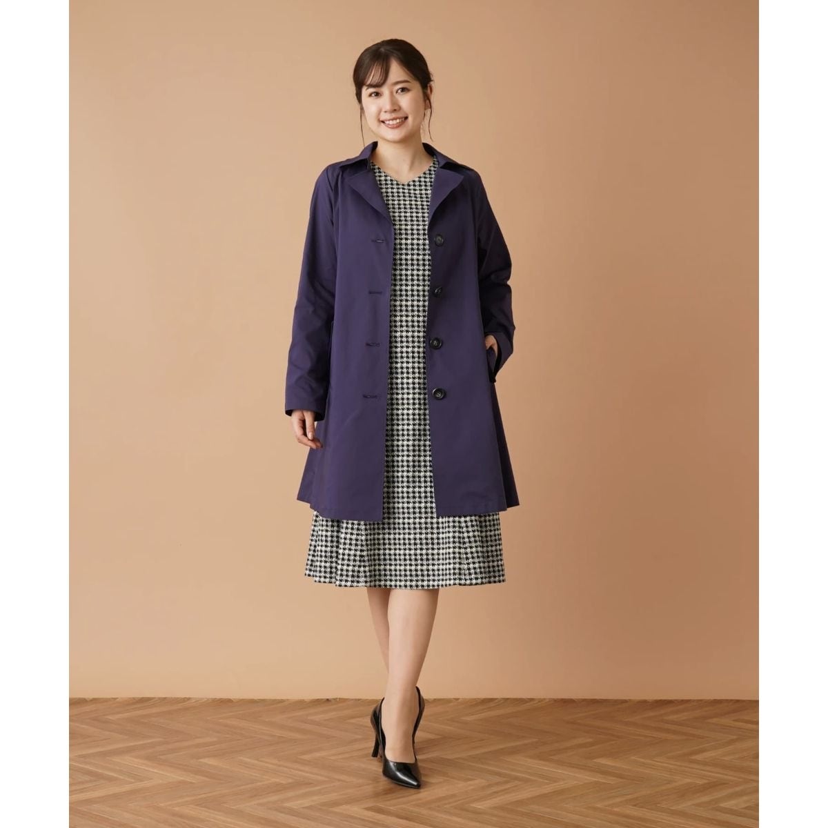 かぐれ　『ユニセックス』コットンリネンオーバートレンチ かぐれ トレンチコート コート 「ユニセックス」コットンリネン