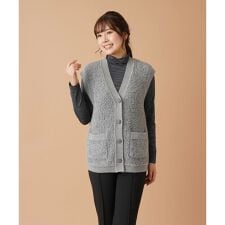 レリアン(Leilian)のVネックニットベスト