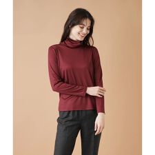 レリアン(Leilian)のストレッチシルクハイネックカットソー