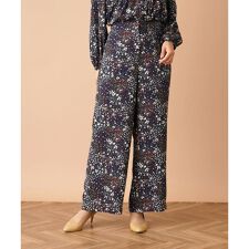 小花柄ワイドパンツ