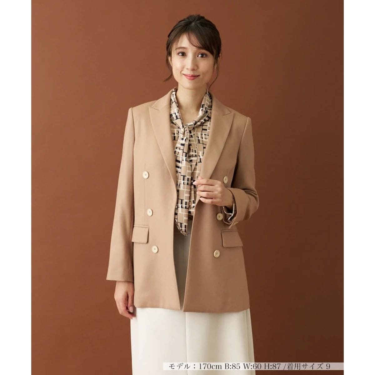 IENA 千鳥Wブレストジャケット　38 千鳥 Wブレストジャケット（テーラードジャケット）｜IENA