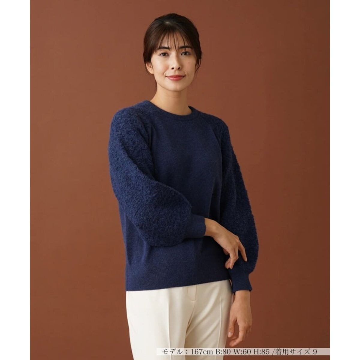 クロッシェ編み切替ニット | レリアン(Leilian) | マルイウェブチャネル
