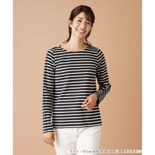 レリアン(Leilian)のラメボーダーカットソー【MUSE BY ROCHAS Premiere】