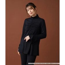 レリアン(Leilian)のシャーリングギャザーカットソー【Leilian:EZUMI】