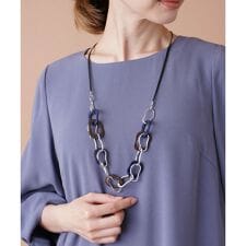 レリアン(Leilian)のカラーパーツコードネックレス