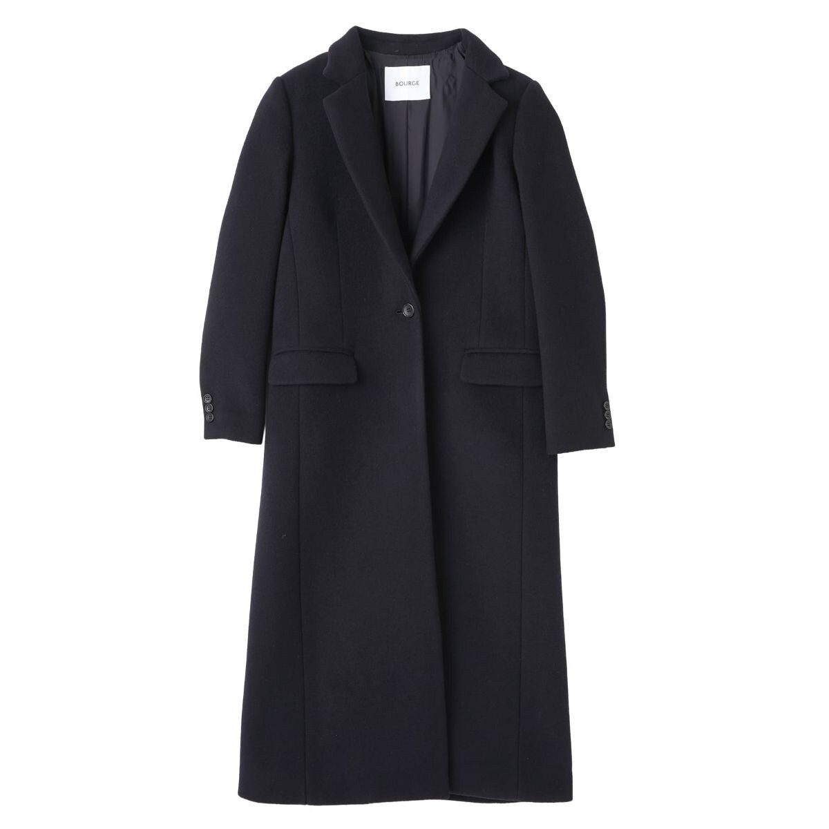 新品 レリアン タフタ カジュアルコート ギンガムチェック ネイビー サイズ9 新品 レリアン タフタ カジュアルコート ギンガムチェック