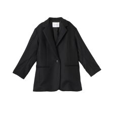 ベルト付きジャケットコート