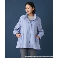 2wayフードスタンドカラーコート