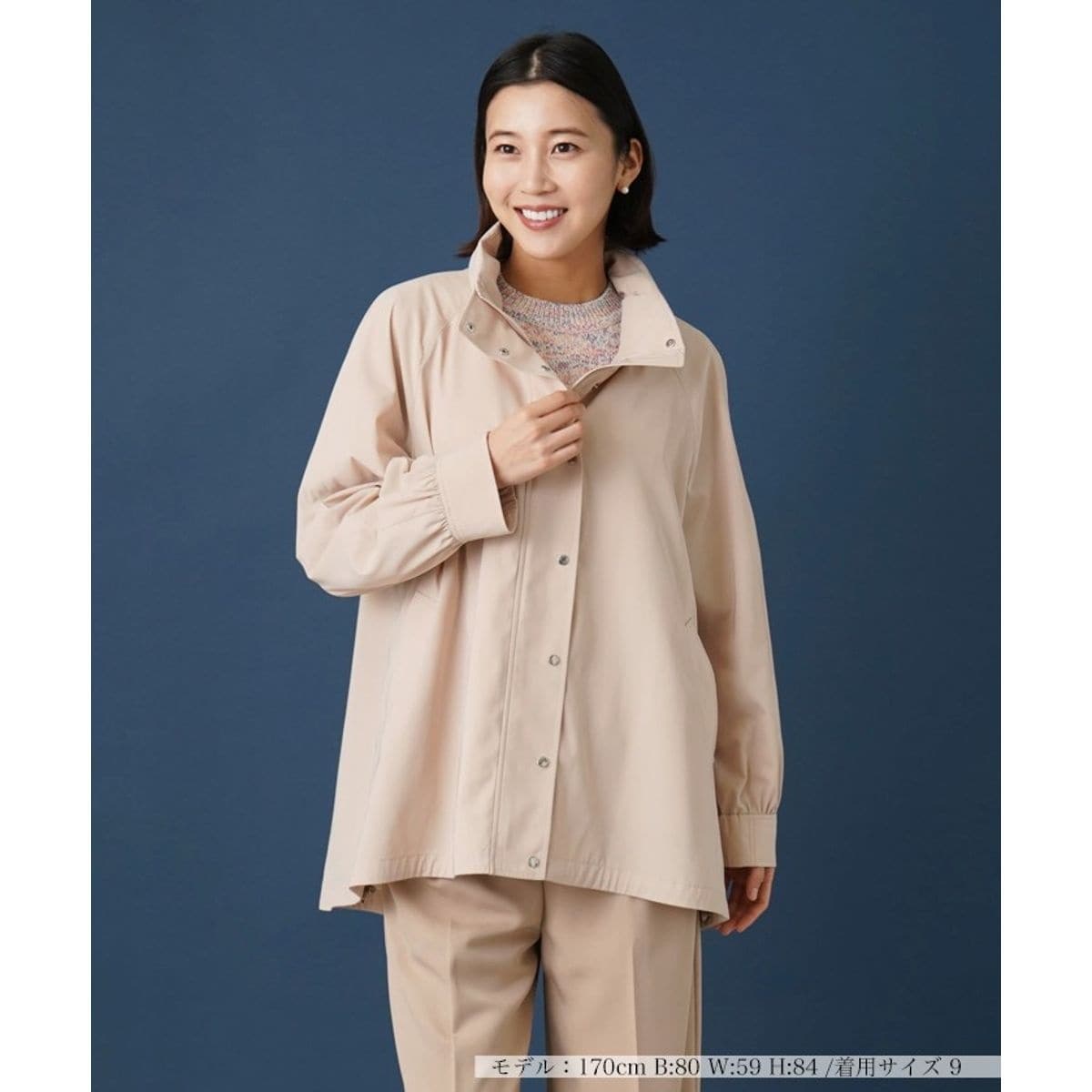 冬の定番マストアイテム！！スタンドカラードレスコート/MM448605