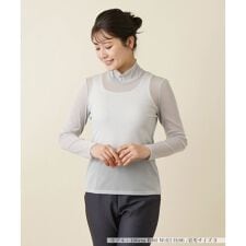 レリアン(Leilian)のシアーハイネックカットソー