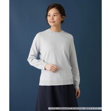 洗えるプルオーバーニット