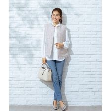 ノーカラーツイードベスト