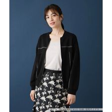 ジップアップカーディガン【ROCHAS Premiere】