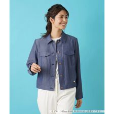 デニム調ジャケット