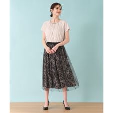 刺繍スカート