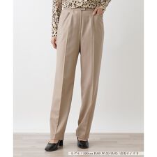 ウール混ストレートパンツ