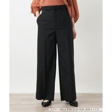 センタープレスワイドパンツ