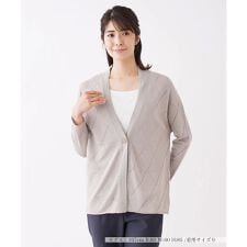 Vネックニットカーディガン【LE TRICOT PERUGIA】