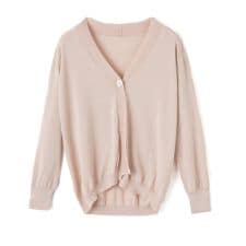 Vネックニットカーディガン【LE TRICOT PERUGIA】