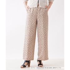 プリントセミワイドパンツ【my perfect wardrobe】