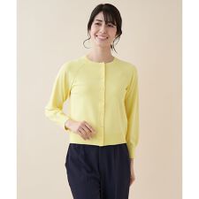 パールボタンニットカーディガン