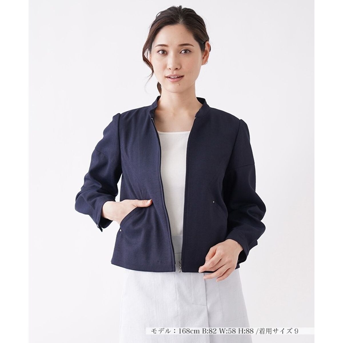 ケーブルデザインフェイクファーブルゾン | スコットクラブ(SCOTCLUB