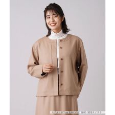 レリアン(Leilian)の比翼ノーカラージャケット【my perfect wardrobe】