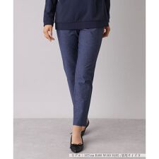 【あったか素材】デニム風ストレッチパンツ