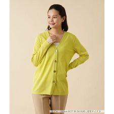 Vネックカーディガン