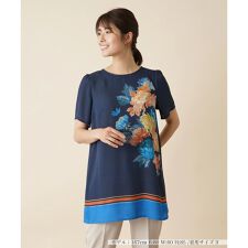 フラワーチュニックブラウス