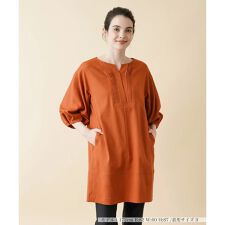 洗えるチュニックブラウス