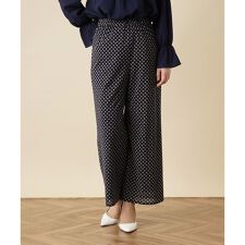 総柄ワイドパンツ