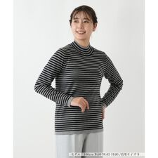 ハイネックボーダーニット【Leilian WHITE LABEL】