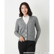 ラメVネックカーディガン