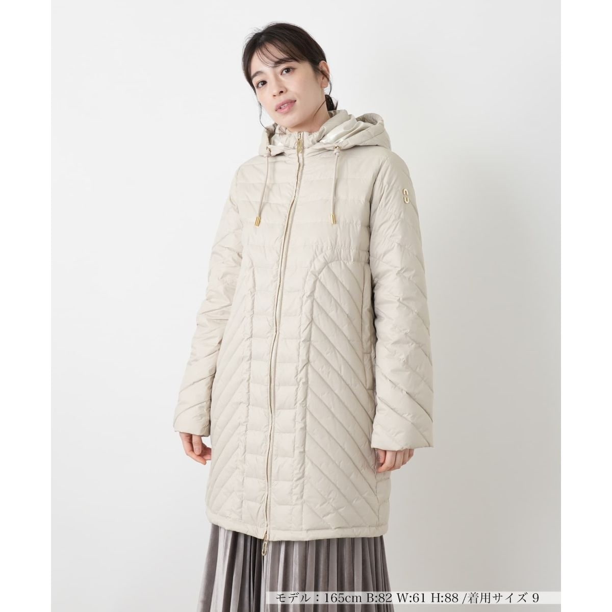 新品　Leilian レリアン フーデッドキルティングコート　ダウン フーデッドダウンコート | レリアン(Leilian) | マルイウェブチャネル