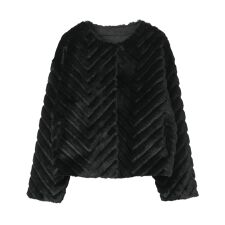 フェイクファージャケット【セレモニー】【Leilian WHITE LABEL】