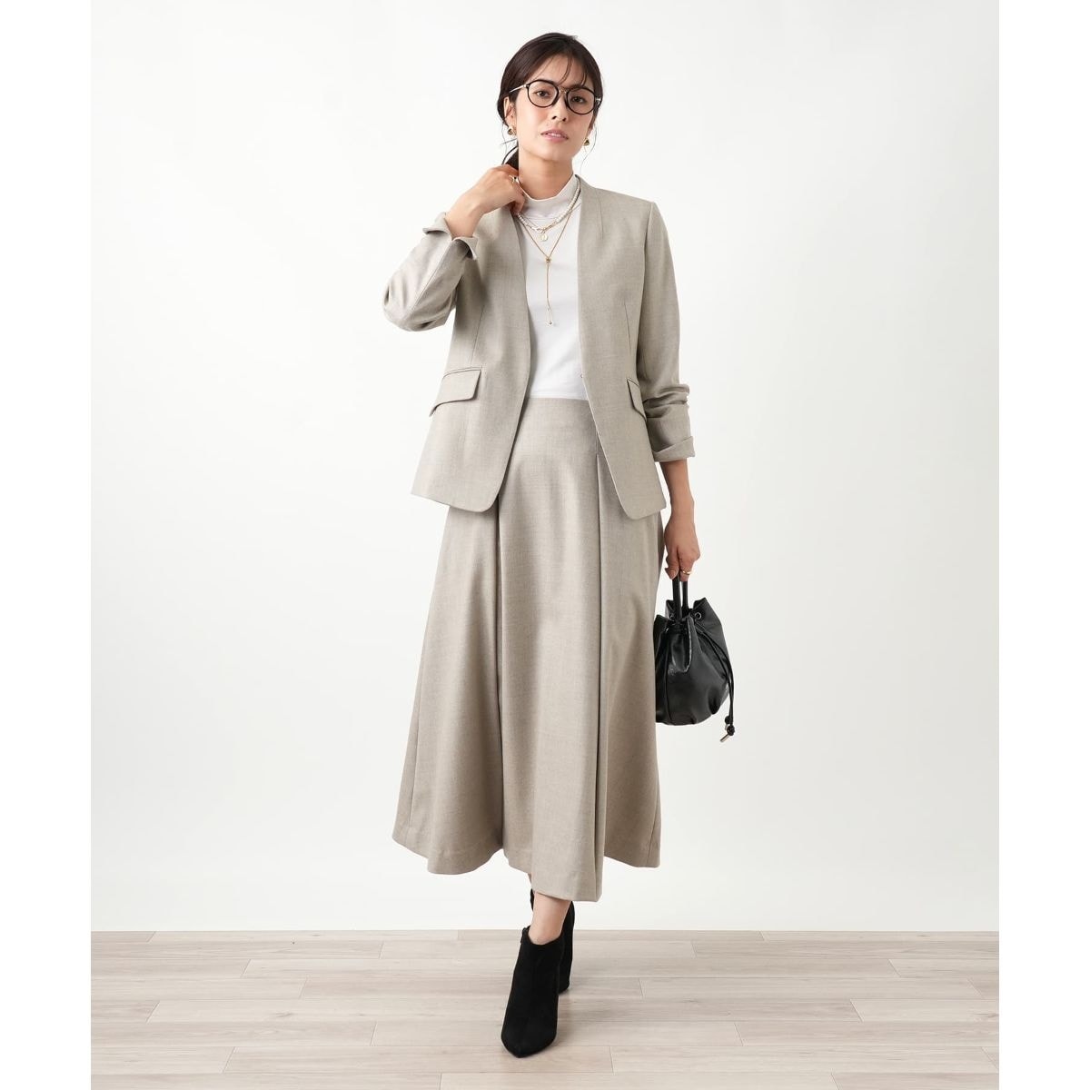 ノーカラージャケット | レリアン(Leilian) | マルイウェブチャネル