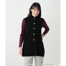 カシミヤニットベスト【Leilian WHITE LABEL】