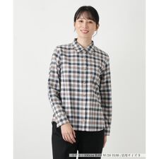 チェックシャツ【Leilian WHITE LABEL】