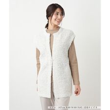 ファンシーニットロングベスト