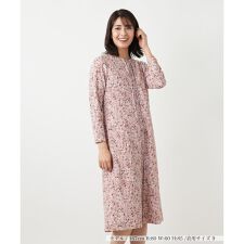 洗える異素材切替ミックスカラーワンピース【Leilian WHITE LABEL】