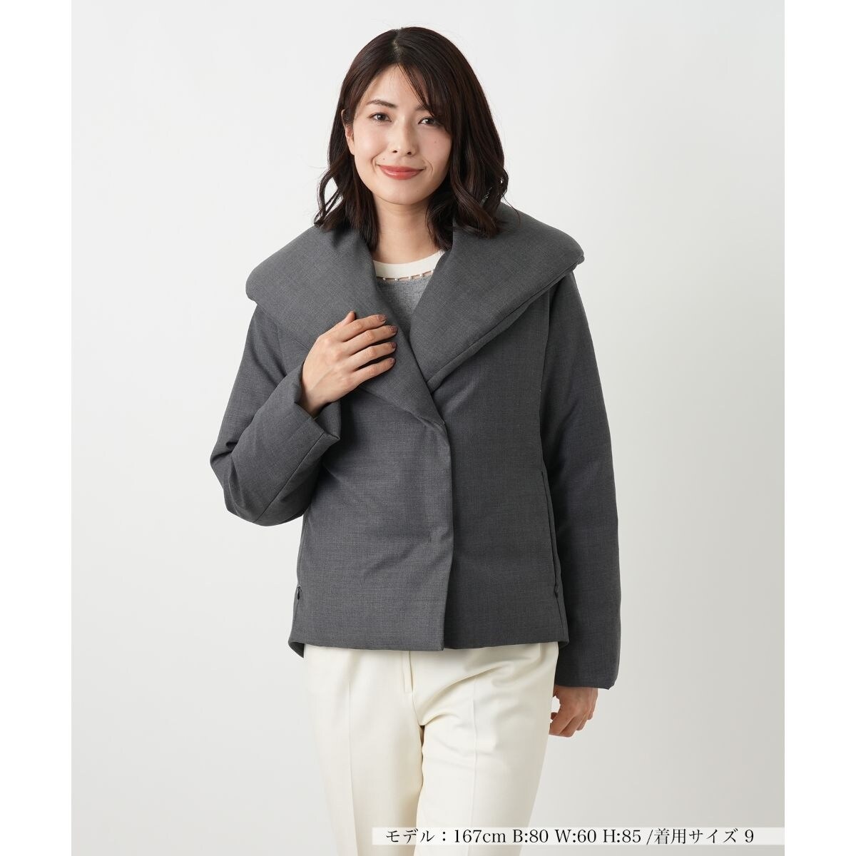 ビッグカラーダウンコート | レリアン(Leilian) | マルイウェブチャネル