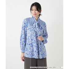 ペイズリーボウタイブラウス【ROCHAS Premiere】