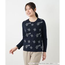 ロゴ入りクルーネックニット【ROCHAS Premiere】