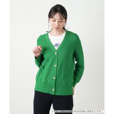 Vネックカーディガン【Leilian WHITE LABEL】