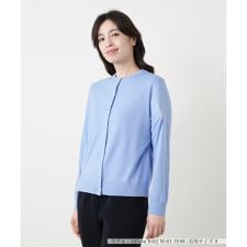 クルーネックカーディガン【Leilian WHITE LABEL】