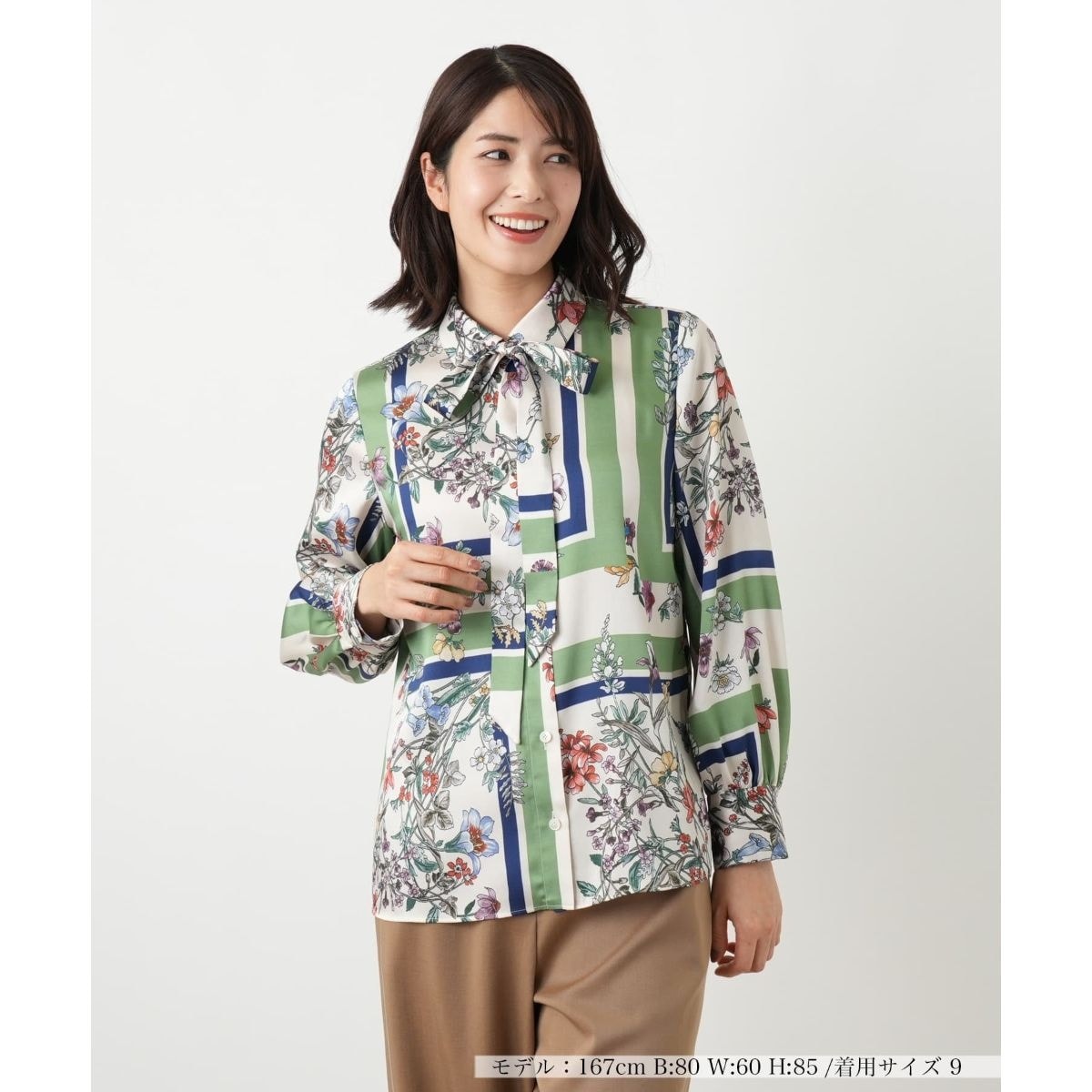 プリントブラウス【26年2月カタログ】