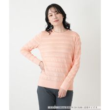 ボーダークルーネックニット【ROCHAS Premiere】