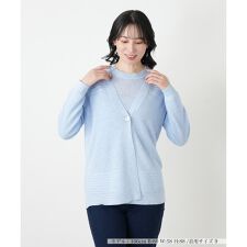 Vネックカーディガン