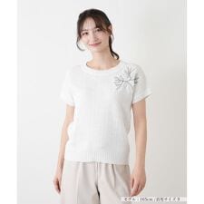 刺繍クルーネックニット【CORSINI & PROTI】